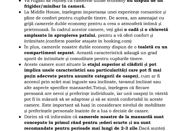 Middlehouse Pensiune 3*